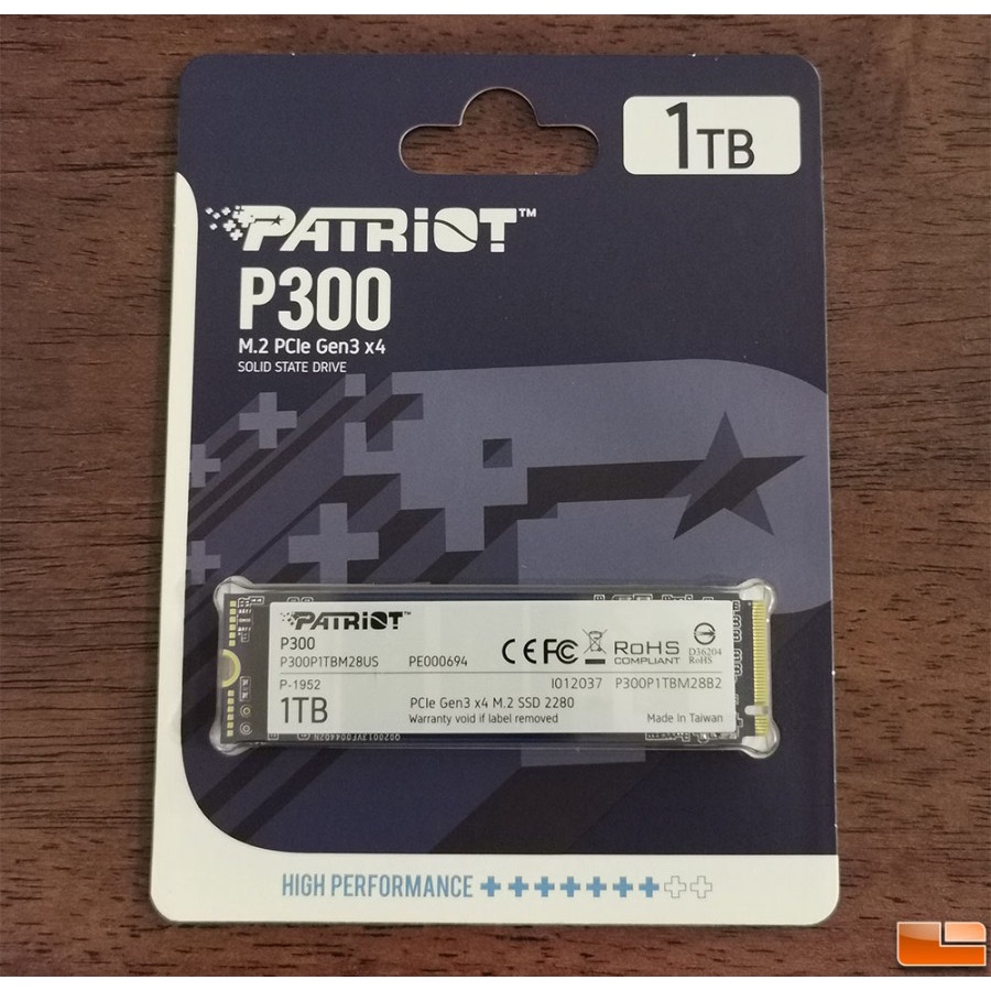 SSD PATRIOT P300 M2 2280 1TB PCIe Gen3 x4 NVMe 1.3 SSD GARANSI RESMI