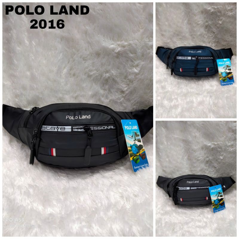 waistbag POLO LAND 2016 tas pinggang pria original
