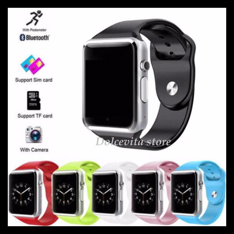 JAM TANGAN ANAK A1 SMARTWATCH PINK MERAH MUDA SMART WATCH HP