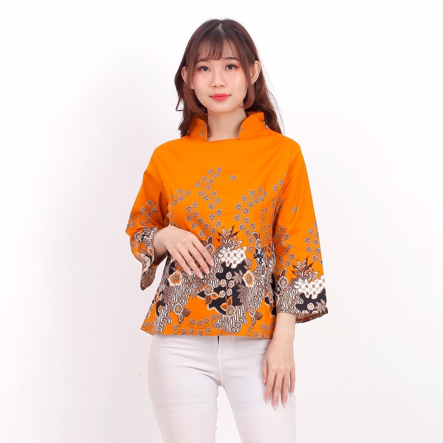 Batik Wanita - Atasan Batik 559 - 974-Yellow D