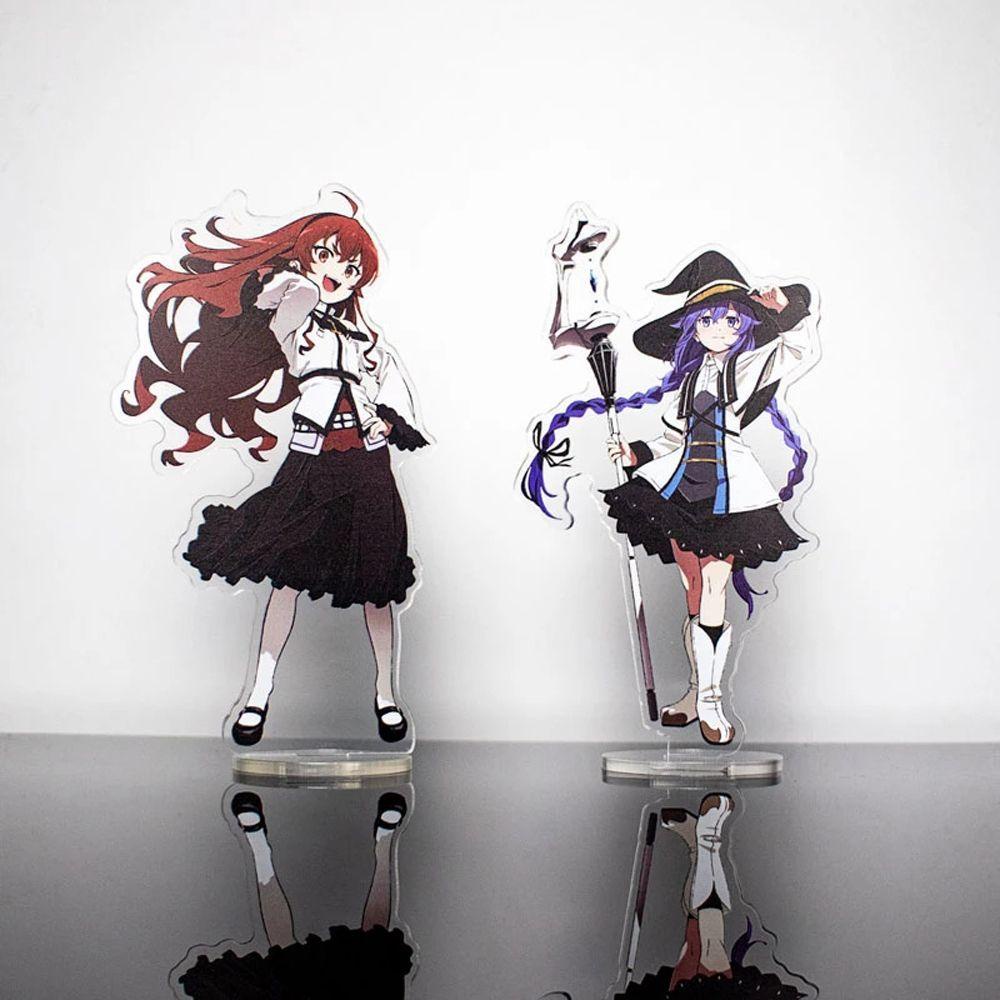 [Elegan] Stand Figure Anime Kawaii Hadiah Anak Desk Decor Karakter Anime Transparan Karakter Manga Plat Akrilik