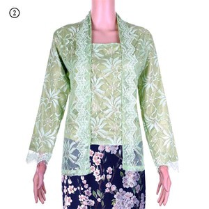 Blus Kebaya Kutubaru Brokat Kartini Warna 3