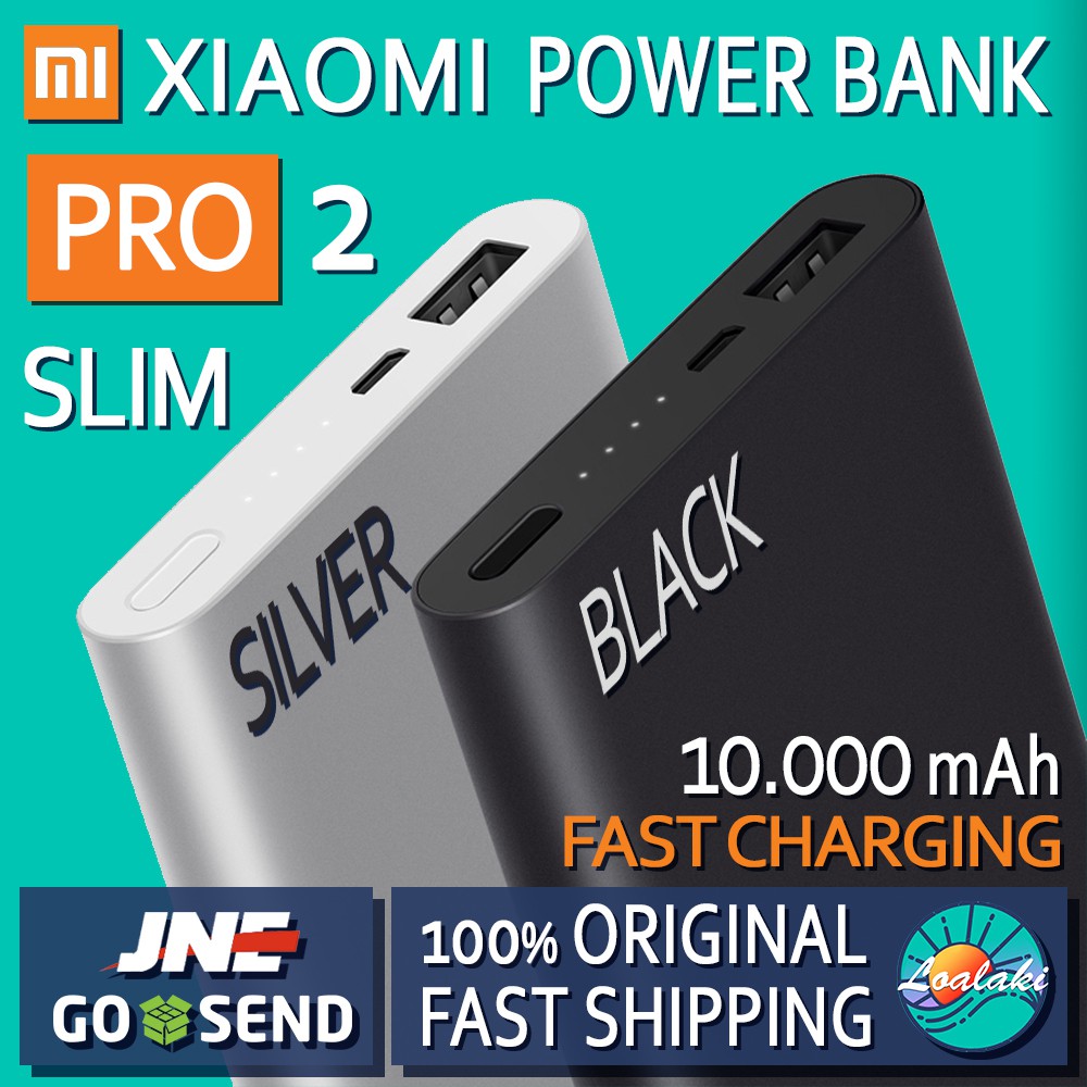 Xiaomi Mi Power Bank PRO 2 SLIM 10000mAh - Powerbank Fast