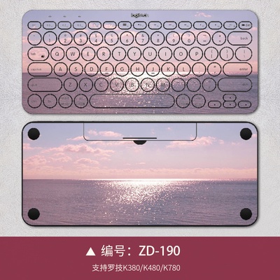 Logitech Stiker film Pelindung keyboard k380 k480 full cover Anti Air DIY Untuk k380 k580