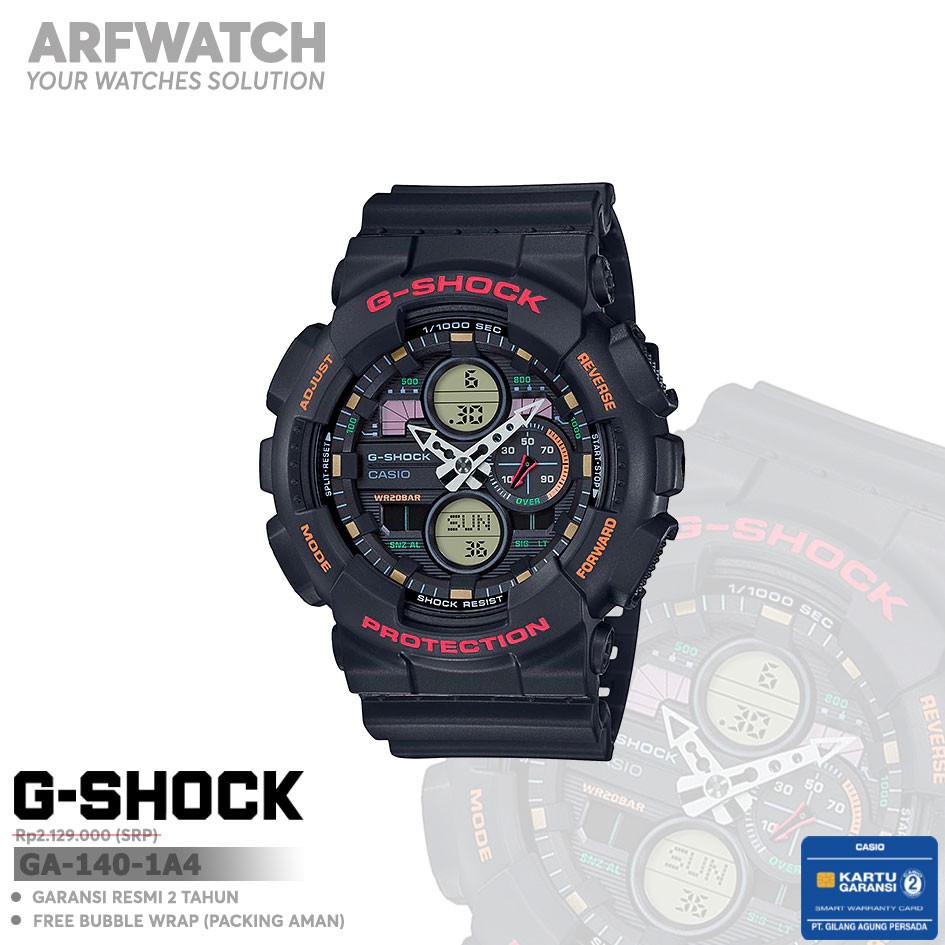 Casio G-Shock GA-140-1A4 / GA-140-1A4DR Original