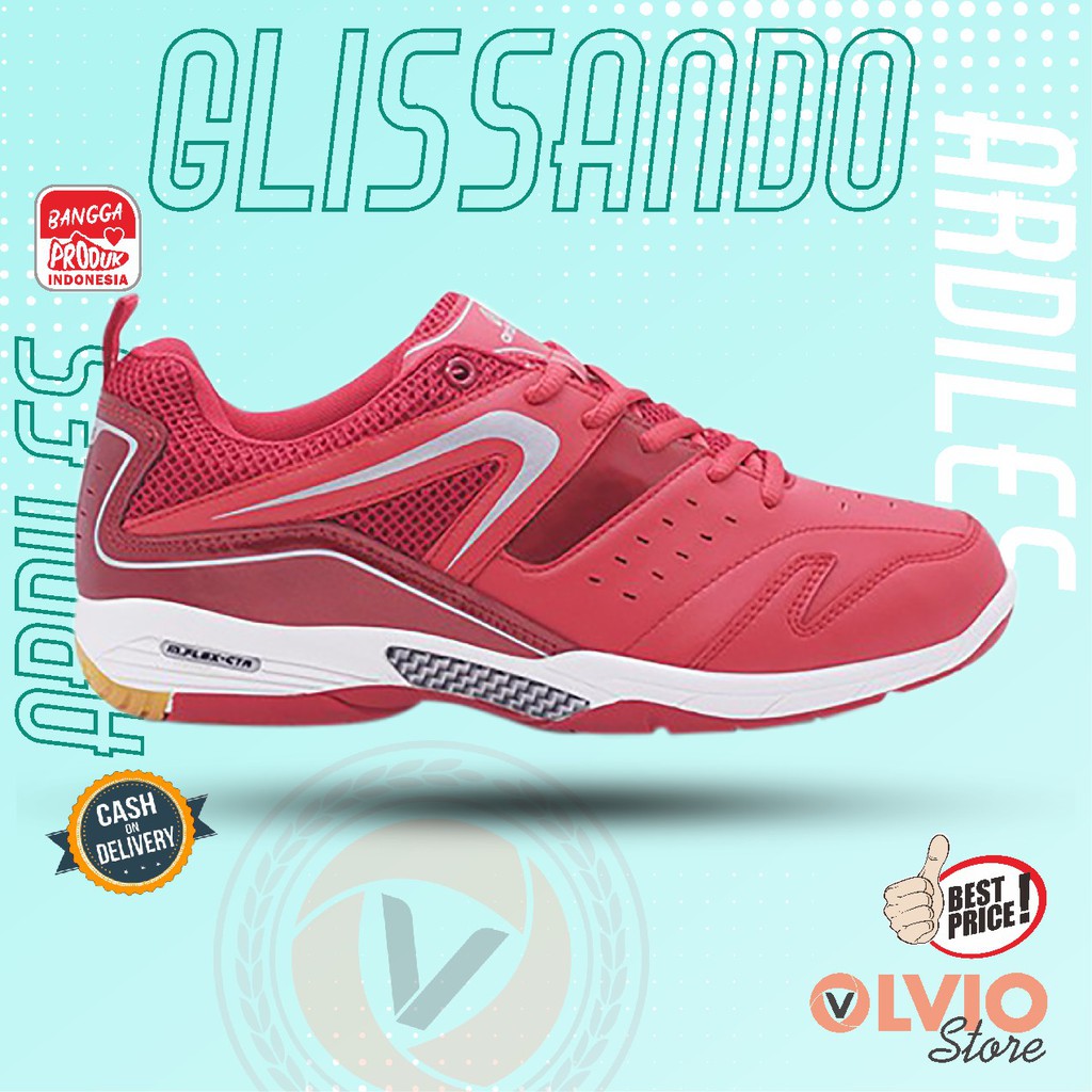 Ardiles GLISSANDO - Sepatu Badminton Pria Dewasa Ardiles Original