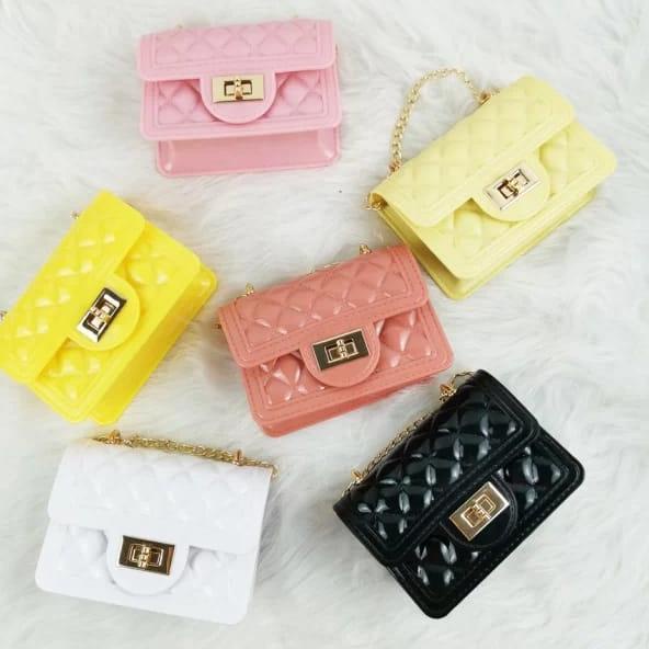 Serbu Spesial Tas Selempang Polos Jelly Glossy T111 Slingbag Import Real Pict