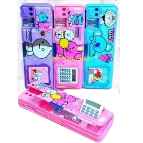 

TEMPAT PENSIL/KOTAKPENSIL CEWEK RAUTAN+KALKULATOR