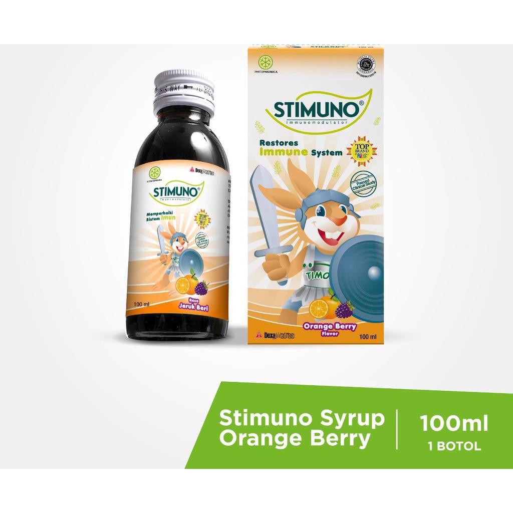 STIMUNO Sirup Herbal Imun Tubuh Anak 60ml 100ml