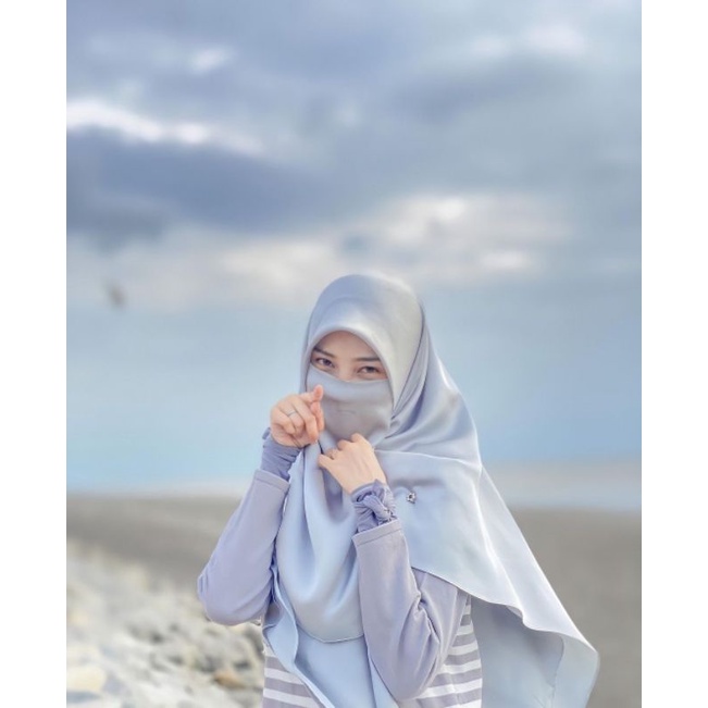 Hijab Syar'i, segi empat syar'i, kerudung syar'i, kerudung jumbo syar'i