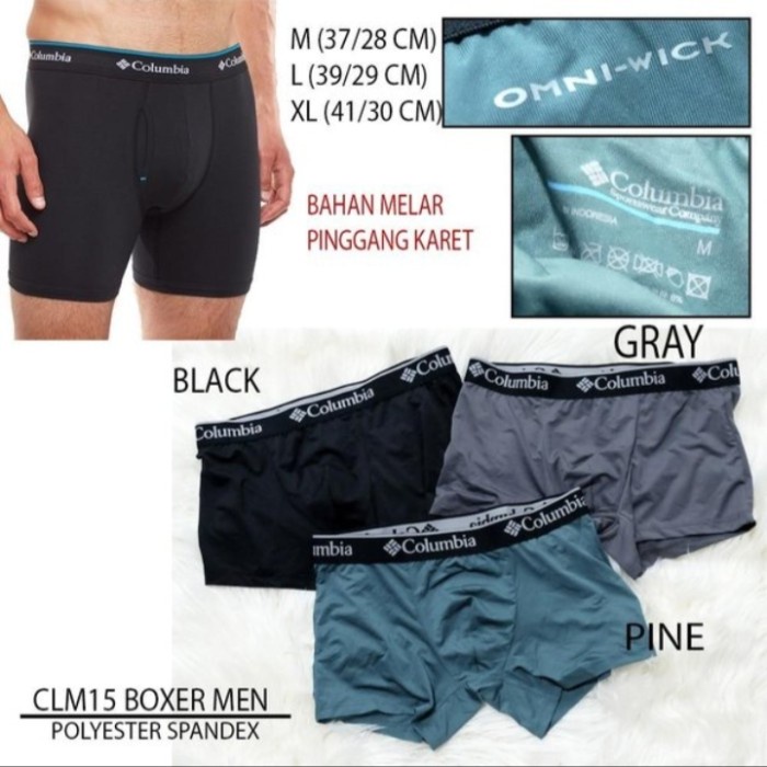 Boxer Brief Columbia Original isi 3 Pc - random 3 pc M