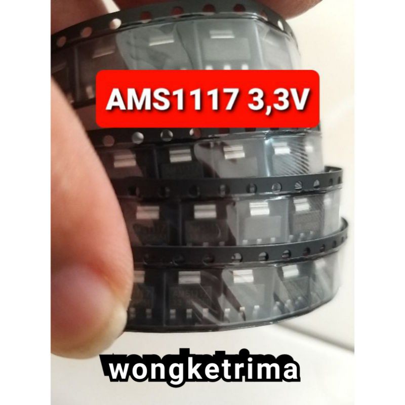 IC ams117 ams 117 regulator 3,3v