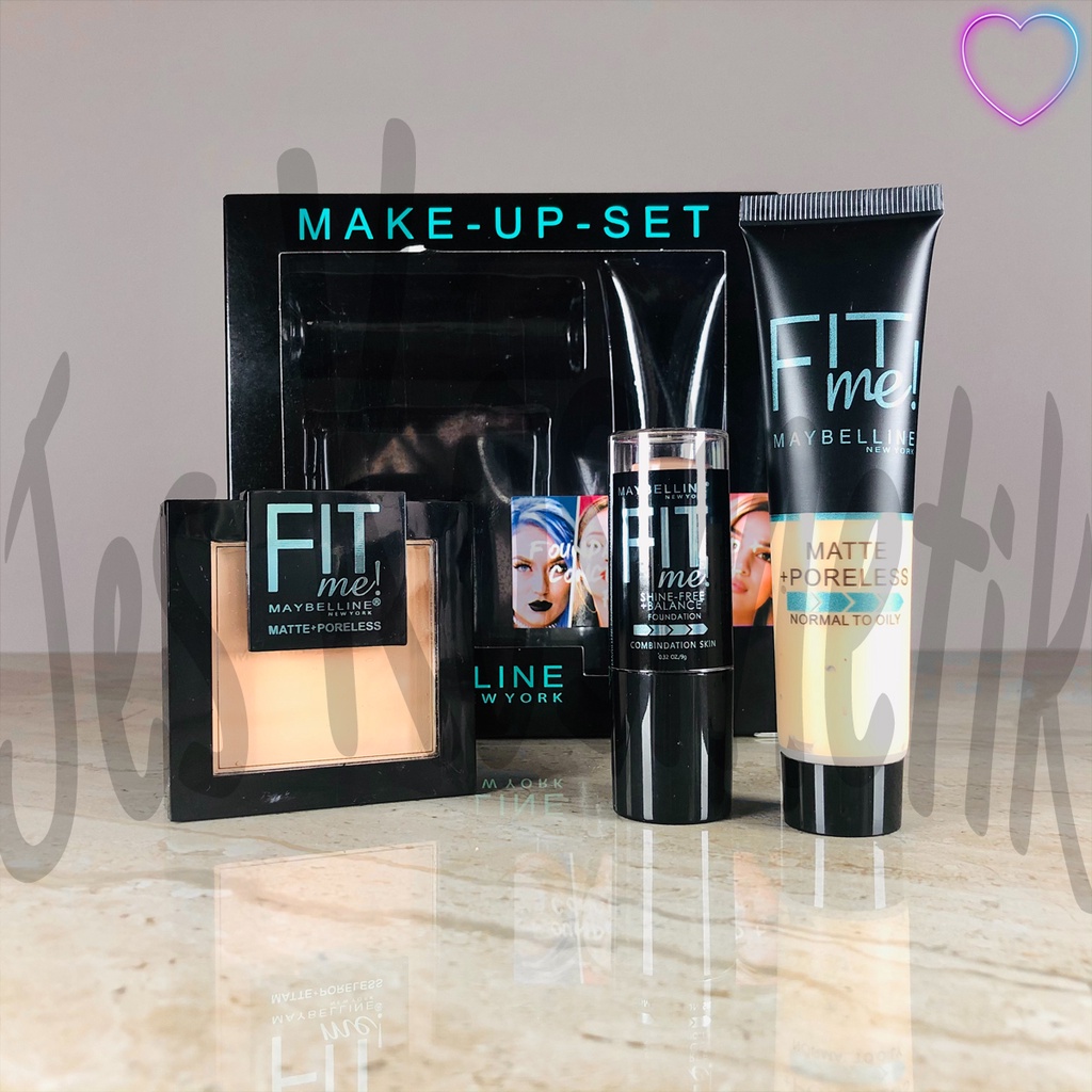 Paket Kosmetik MYB 6 in 1 Fit Me Four Actress Make Up All-in-one Set