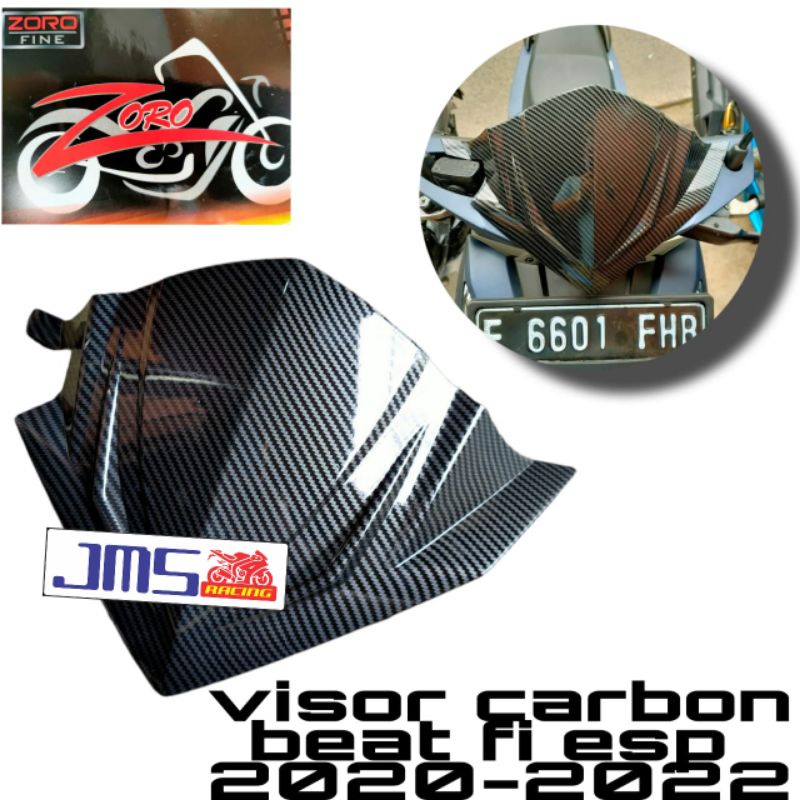 visor carbon beat new beat deluxe tahun 2020-2022 zoro