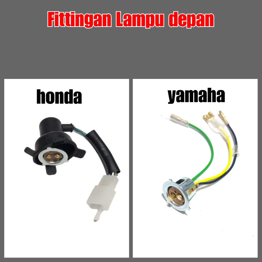 Pitingan lampu depan standar Honda