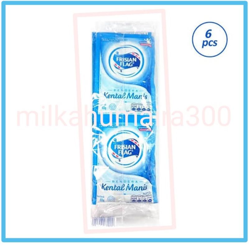 

FRISIAN FLAG PUTIH SUSU KENTAL MANIS SACHET ISI 6