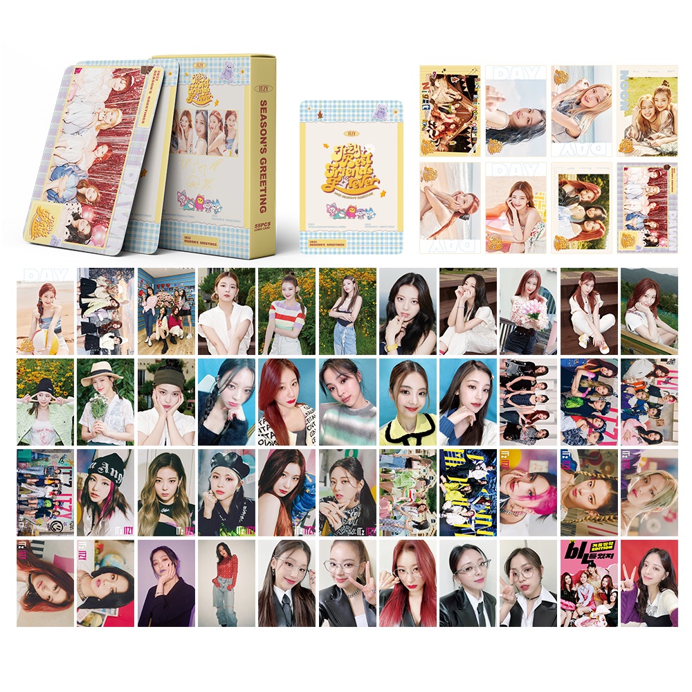 55pcs Kartu Lomo Foto Kpop Album ITZY 2022 Season 's