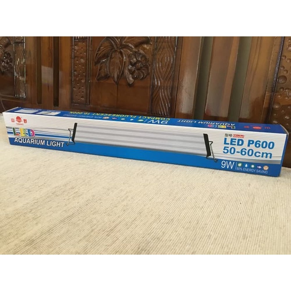 Lampu led yamano p600 50-60cm 9 watt aquarium. Lampu led yamano p600