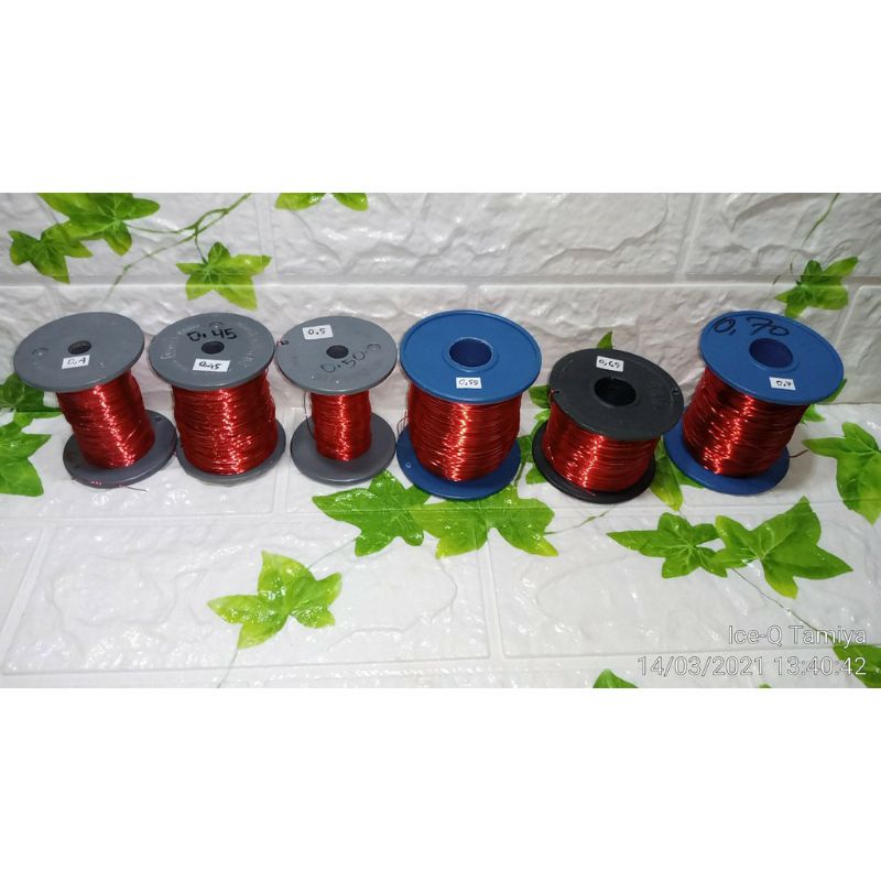 Kawat Email Tembaga 0.2mm sd 0.9mm Per Meter