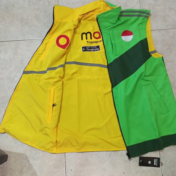 real picture#bordir#rompi bunglon maxim grab READY M-6XL#rompi bolak balik grab maxim#bahan ori#kere