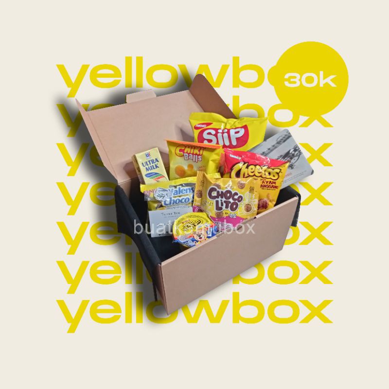 

YELLOWBOX SNACK BOX KADO ULANG TAHUN HAMPERS WISUDA 30K