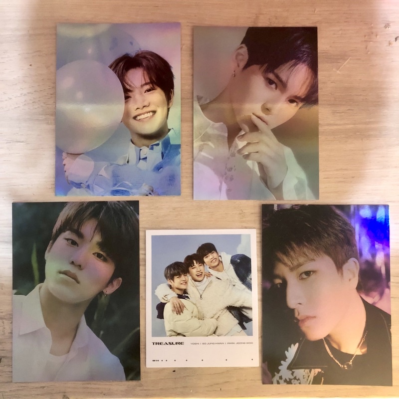 official treasure postcard & polaroid (jeongwoo,yoshi,junghwan,junkyu)