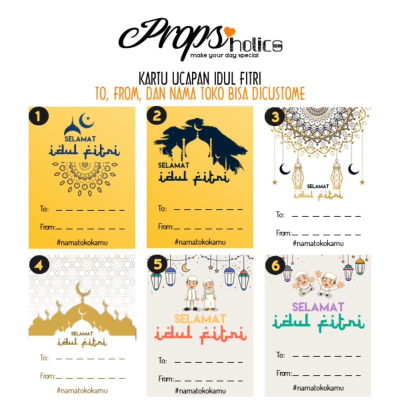 

Kartu Ucapan Idul Fitri / Kartu Lebaran
