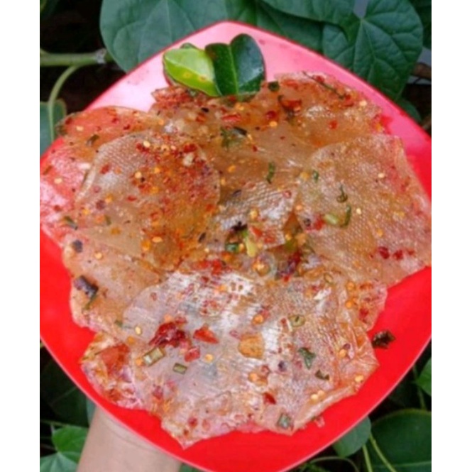 

Keripik Kaca pikca extra daun jeruk pedas gurih