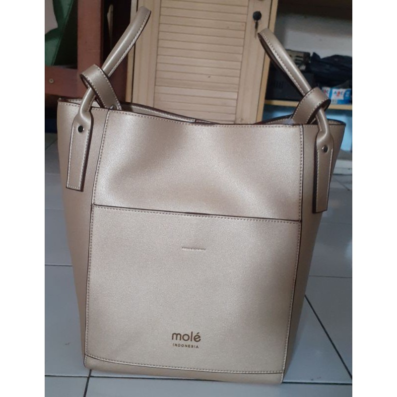tas wanita gold
