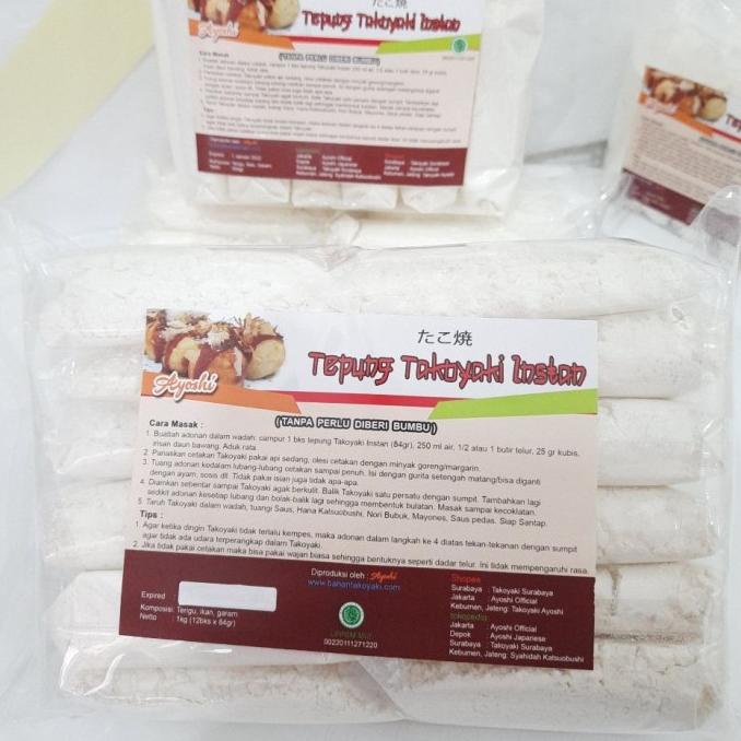 

PROMO Tepung Instan Takoyaki Jepang 1 kg Halal