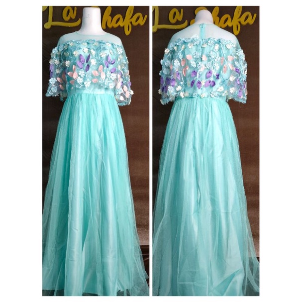 sale longdress brukat kombi tile furing