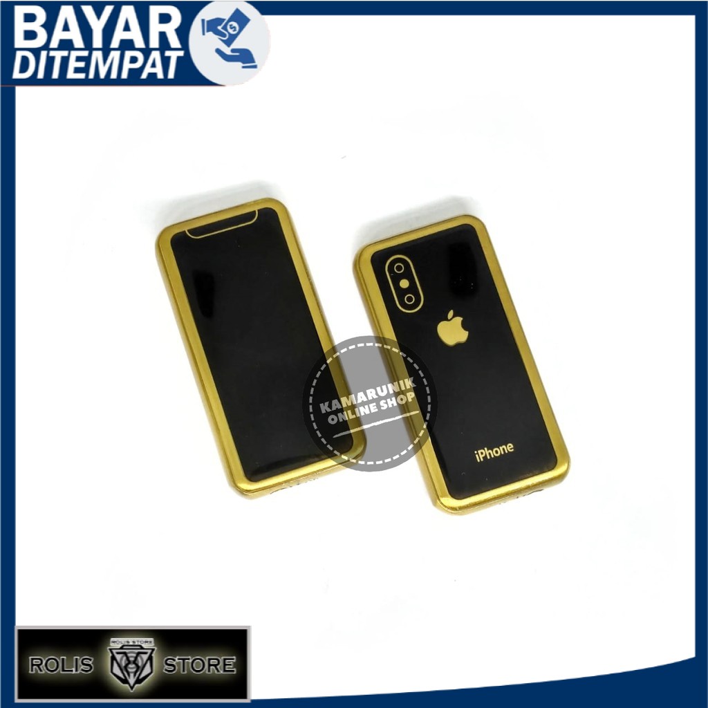 KOREK API IPHONE MINI GOLD BLACK 95161 MANCIS LAS LIGHTER UNIK