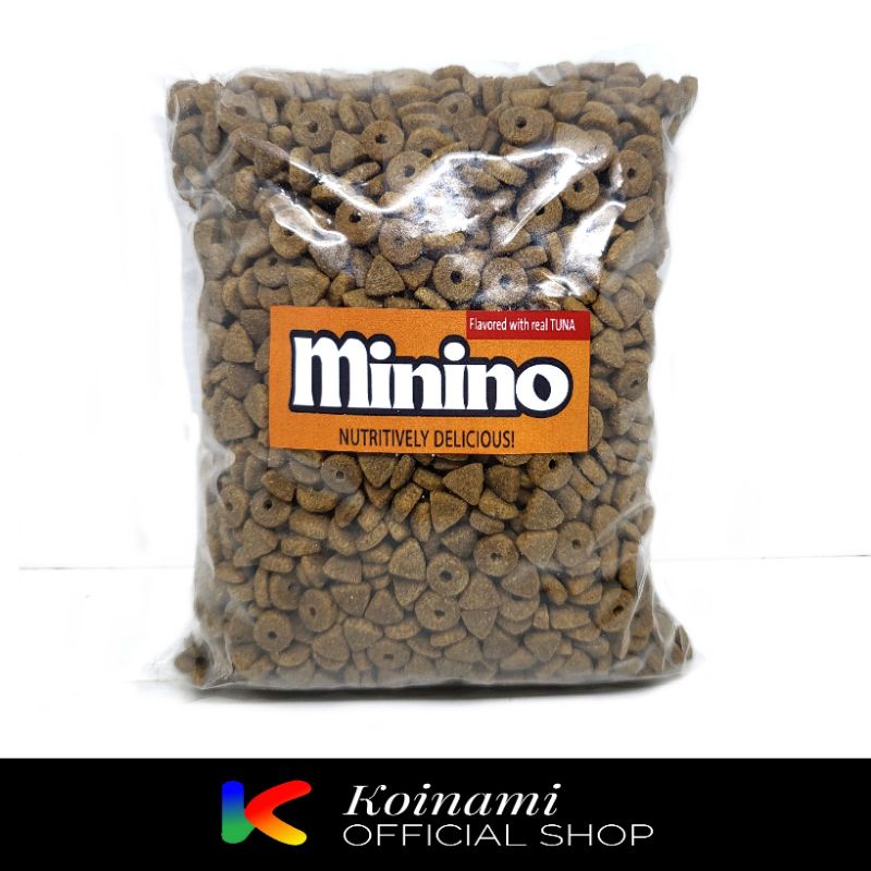 MININO KITTEN ADULT TUNA 500gr REPACK / makanan kucing hewan pakan / cat food / dray food / pet