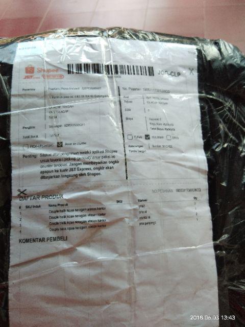 Couple Batik Kipas Seragam Atasan Kantor