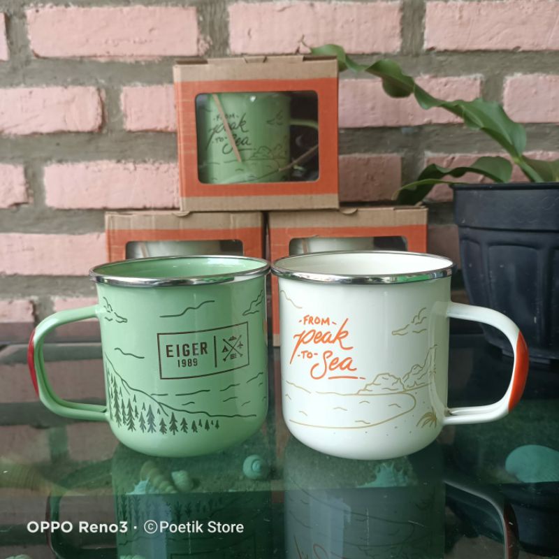 Eiger1989 Enamel Mug 3.0 Original Gelas Cangkir Camping Outdoor
