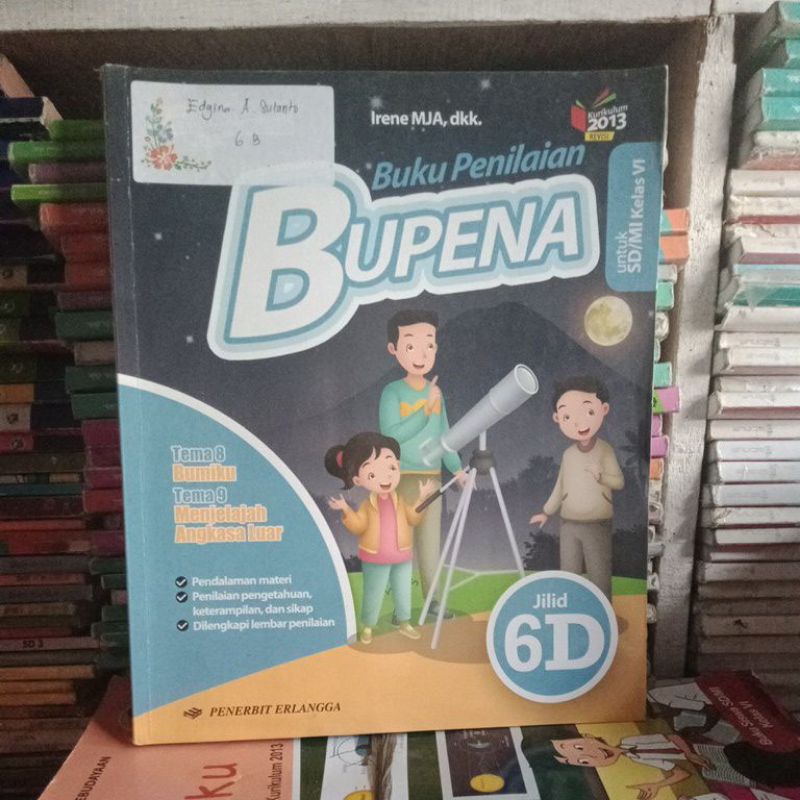 BUPENA JILID 6D UNTUK KELAS 6 ORIGINAL KURIKULUM 2013 EDISI REVISI