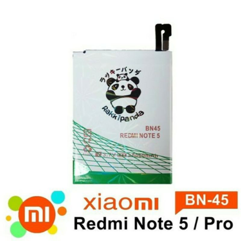 Baterai Batre Battery Rakkipanda BN45 Xiaomi Redmi Note 5, Xiaomi Redmi Note 5 Pro Double Power
