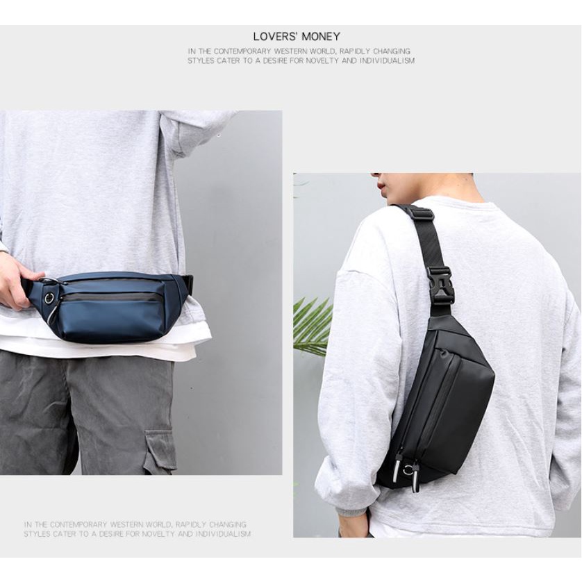 Tas Selempang Waistbag Tas Slempang Waist Bag Waisbag Waitsbag Weistbag Weisbag Pria Waterproof 2685