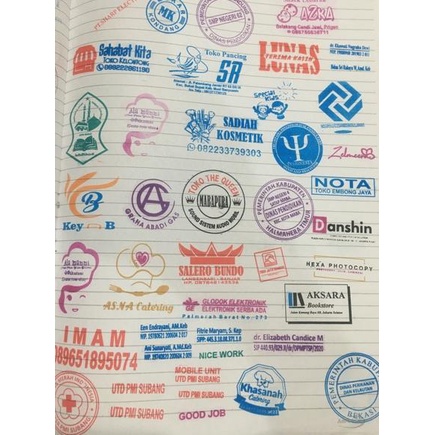 

[KODE PRODUK MW0T03487] Stempel Flash Logo,Nama,Lunas,custom Free Desain