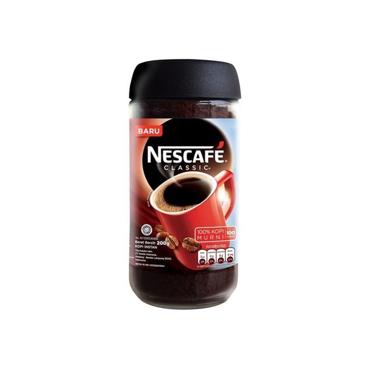 Nescafe Classic Kopi Instant Kopi Hitam 20   0gr Jar | Shopee