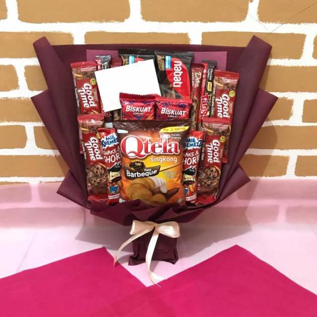 

qj✫Serba Murah➺ BOUQUET SNACK/BUCKET SNACK/BUKET MAKANAN J83 ✫