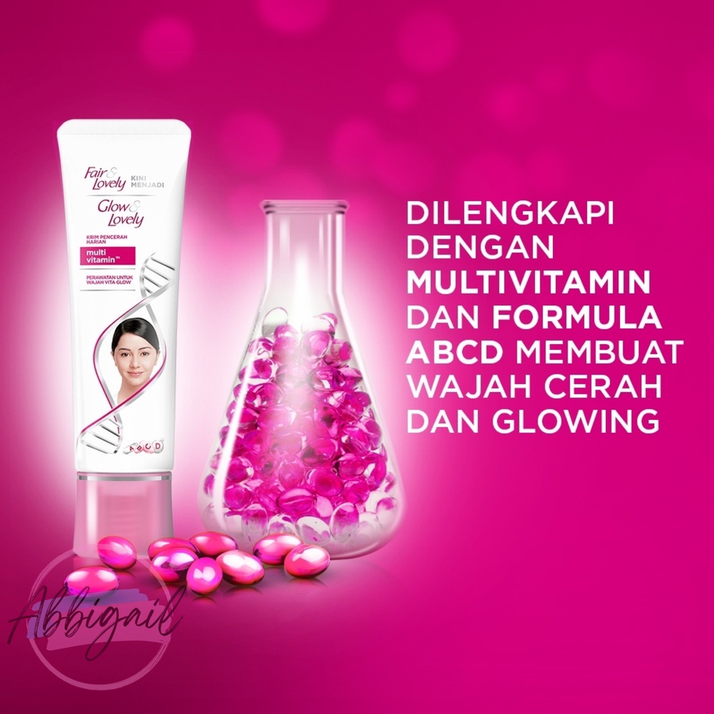 𝘈𝘉𝘎✰  Fair &amp; Lovely - Glow &amp; Lovely Cream Multivitamin - Krim Pencerah Wajah 2017