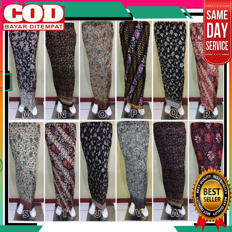 ROK PLISKET BATIK ROK KONDANGAN ROK PANJANG BATIK BAWAHAN KEBAYA / JARIK KARET