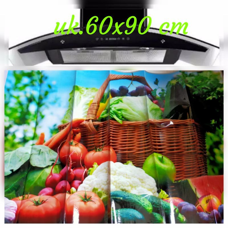 stiker dapur anti minyak . anti panas . anti air