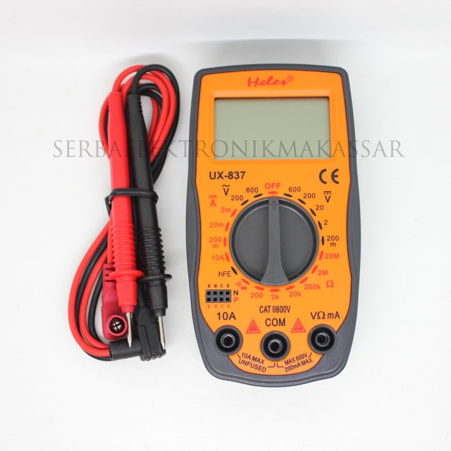 Multi Tester Avometer Multimeter Digital Heles UX-837TR