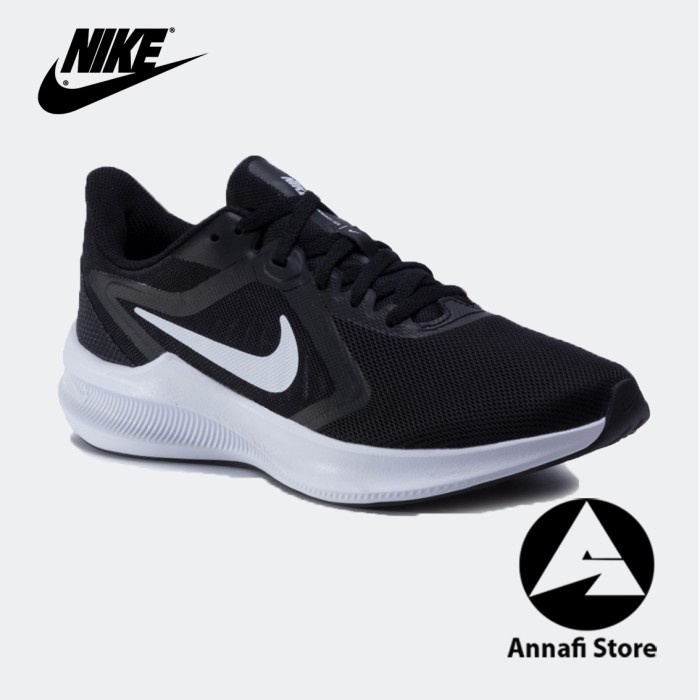 JUAL SEPATU RUNNING NIKE DOWNSHIFTER 10 CI9981-004 - BLACK WHITE