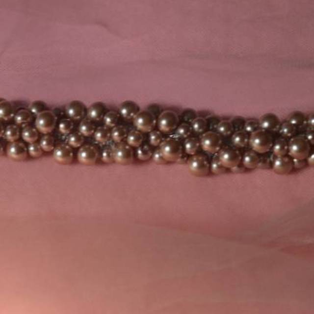 PAYET MUTIARA RANGKAI ROSE GOLD (lebar 1,5cm)