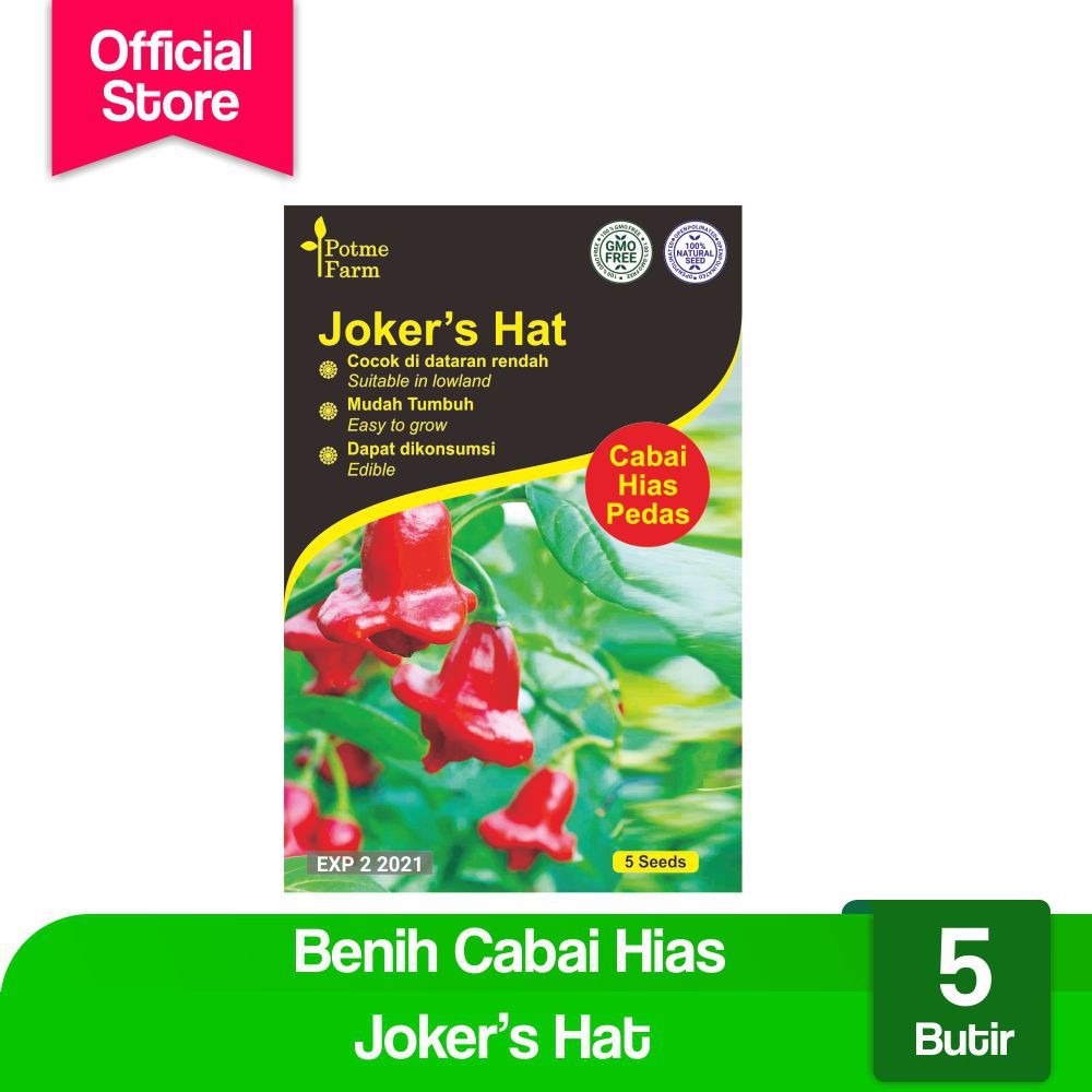 

Benih Cabai Hias Jokers Hat (Potme Farm)