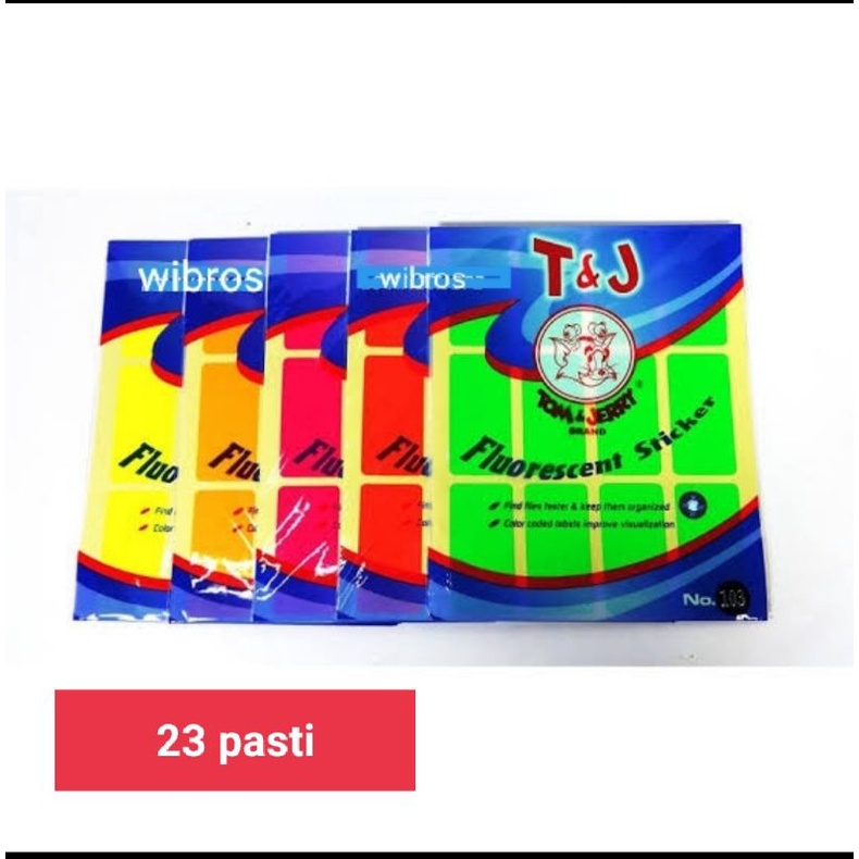 

Lebel sticker tom jery warna no 103