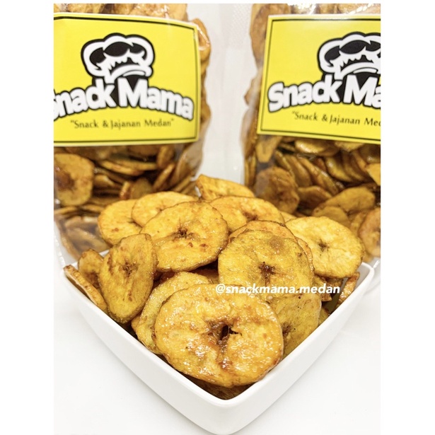 KERIPIK PISANG CARAMEL 150GR | SNACKMAMA